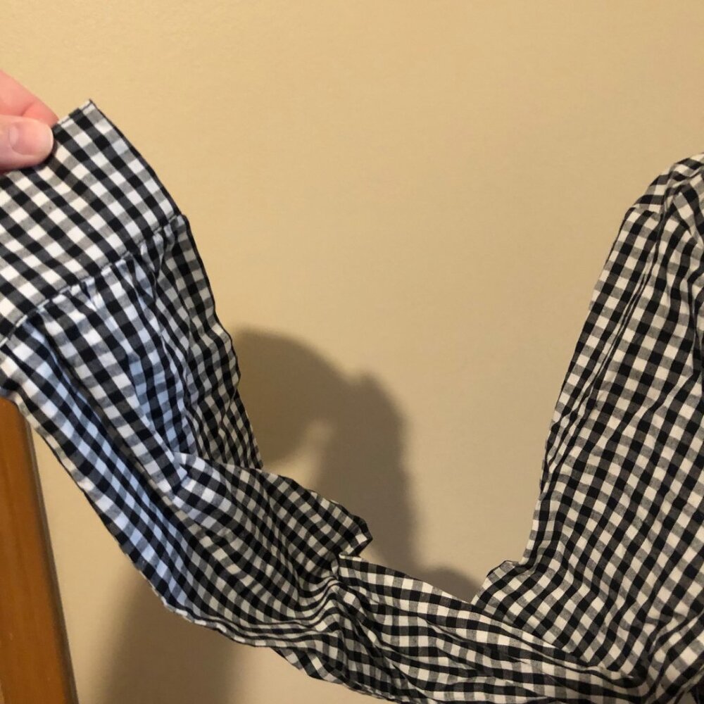 Black & White Checkered Swing Dress - Picture 7 of 10